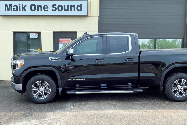 GMC 2020 Sierra with professional window tint in North Bay